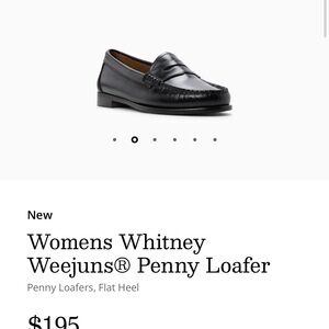 G.H. Bass & Co. Women's Whitney Black Penny Loafers